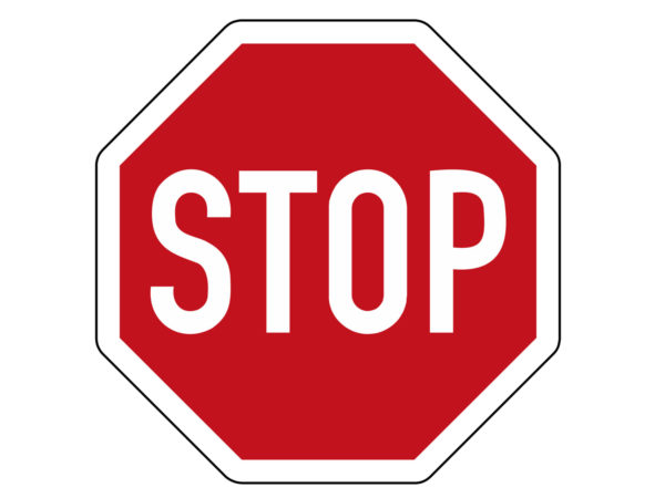 Verkehrszeichen 206 Halt Vorfahrt Gewäehren Stopschild Radfahrausbildung Grundschule Parcours